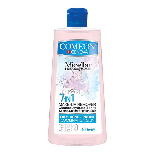 مایع پاک کننده آرایش صورت کامان مدل OILY SKIN حجم 400 میلی لیتر